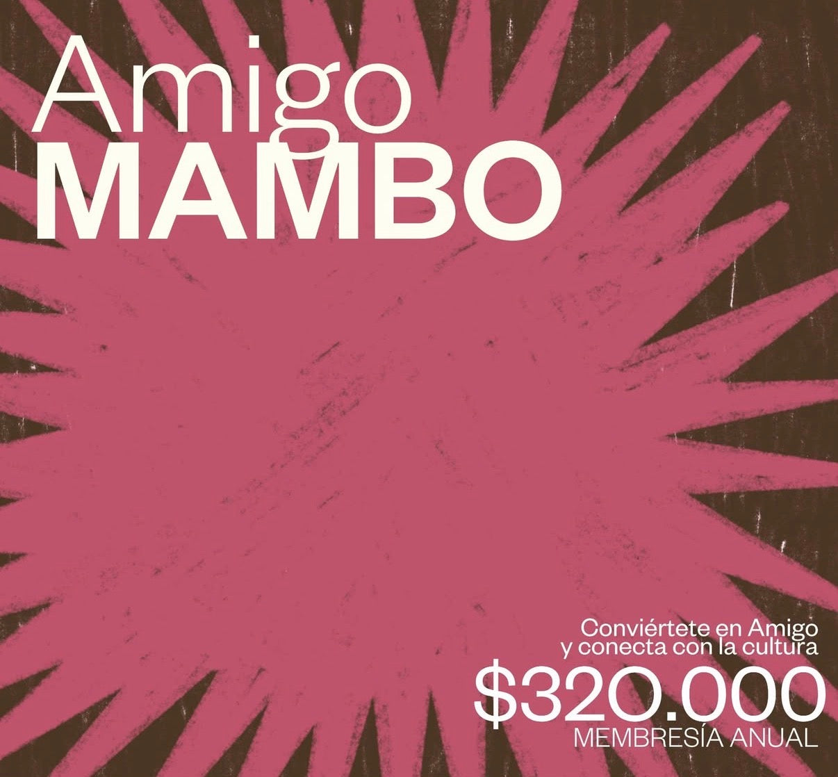 Membresía anual Amigo MAMBO