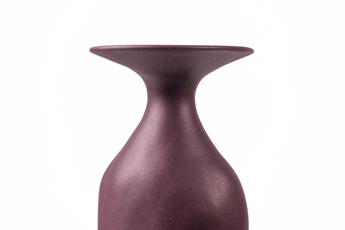 Jarrón de cerámica estilo art deco - color violeta