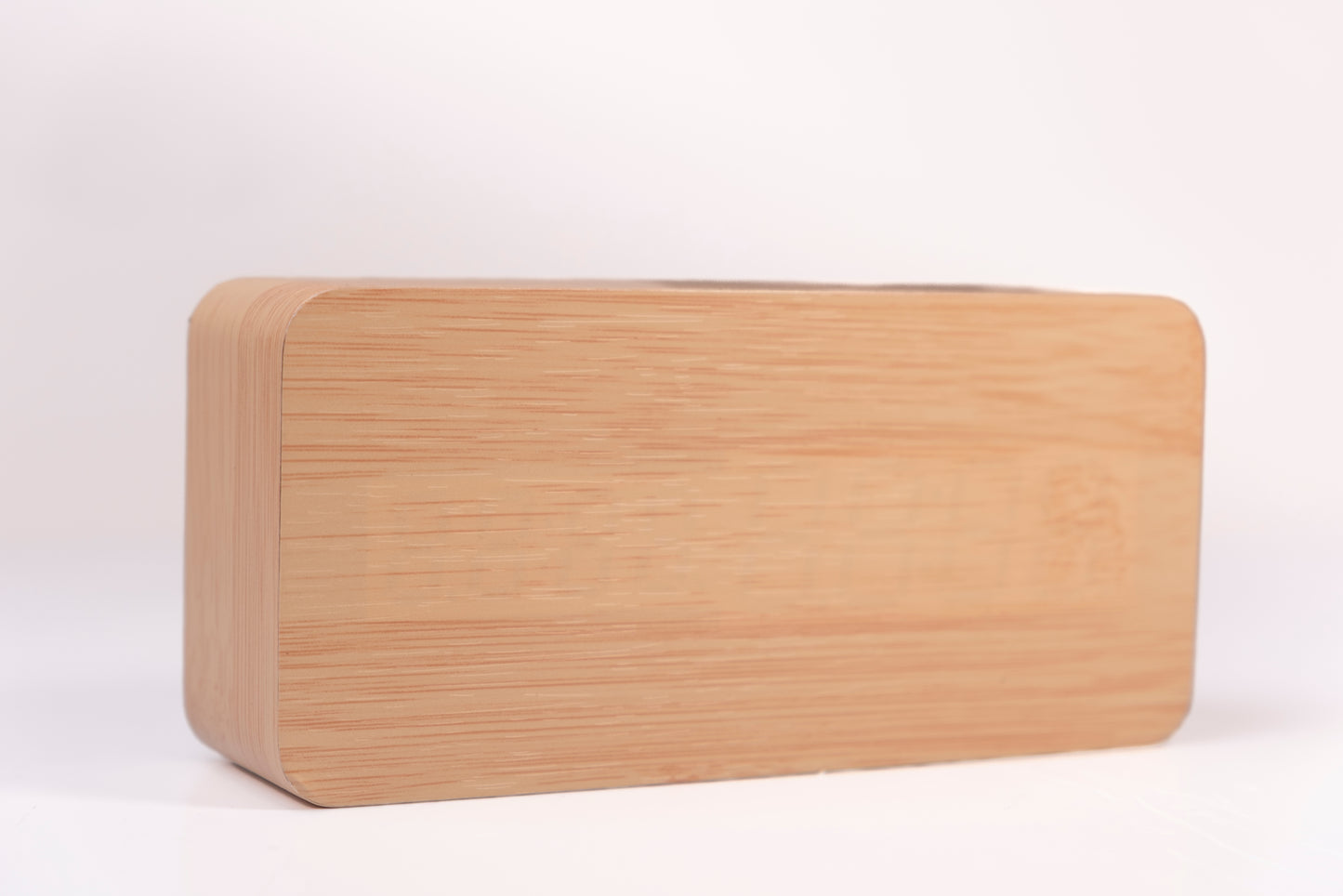 Reloj despertador de madera
