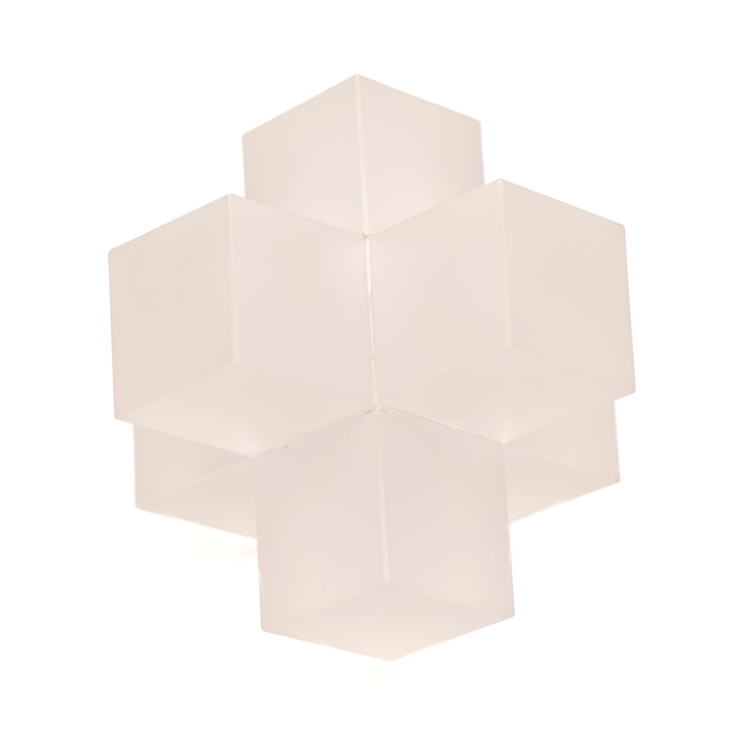 Escultura geométrica mate