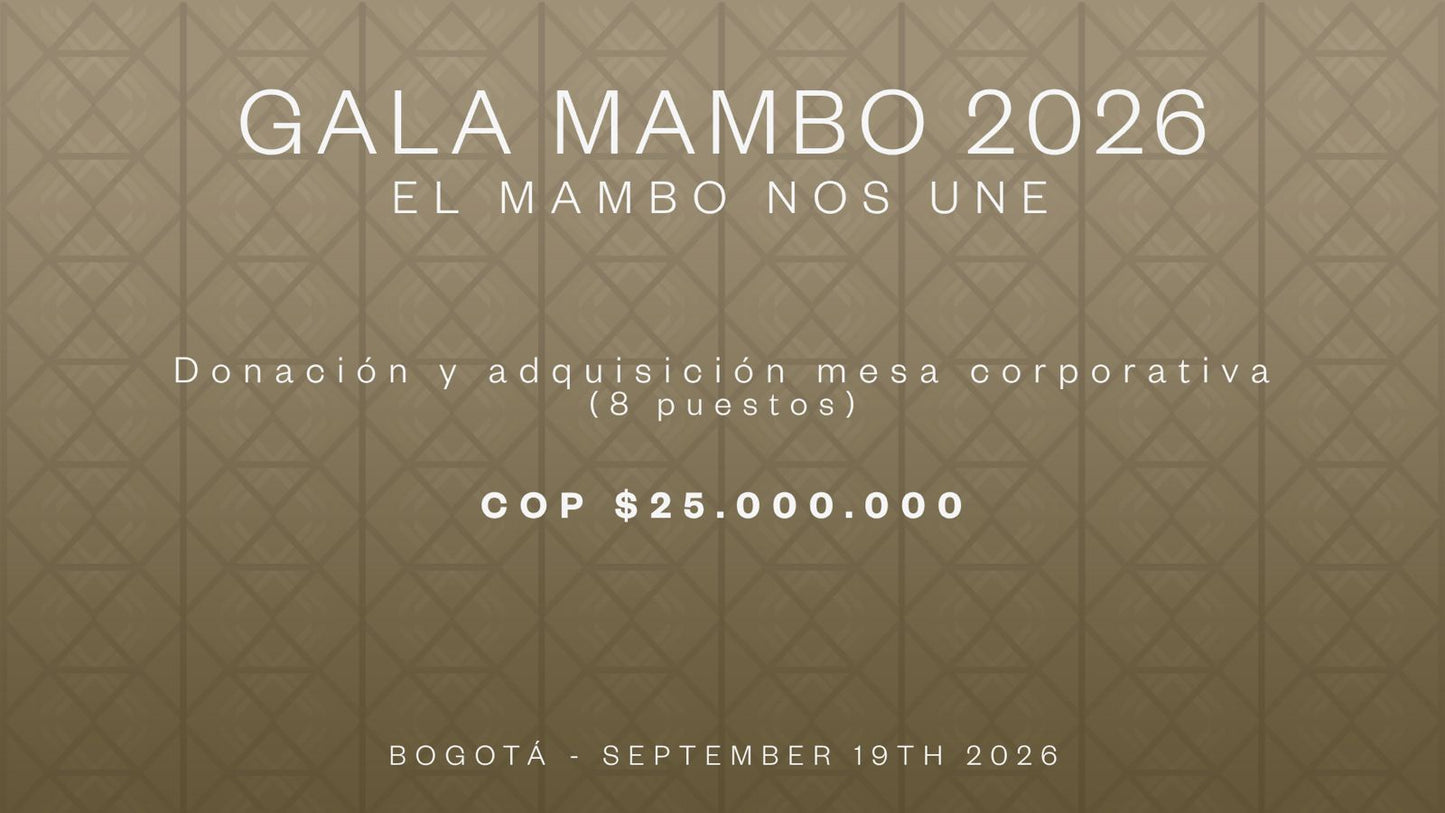Donación y adquisición Mesa corporativa