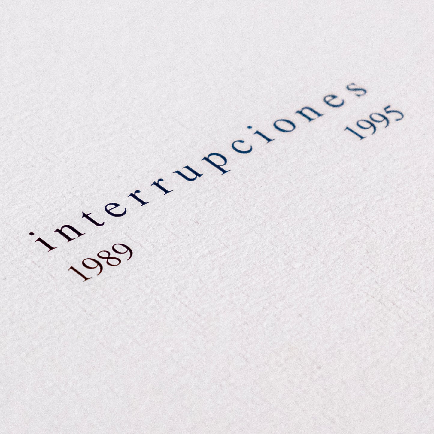 Catálogo Interrupciones, Nijolé Sivickas