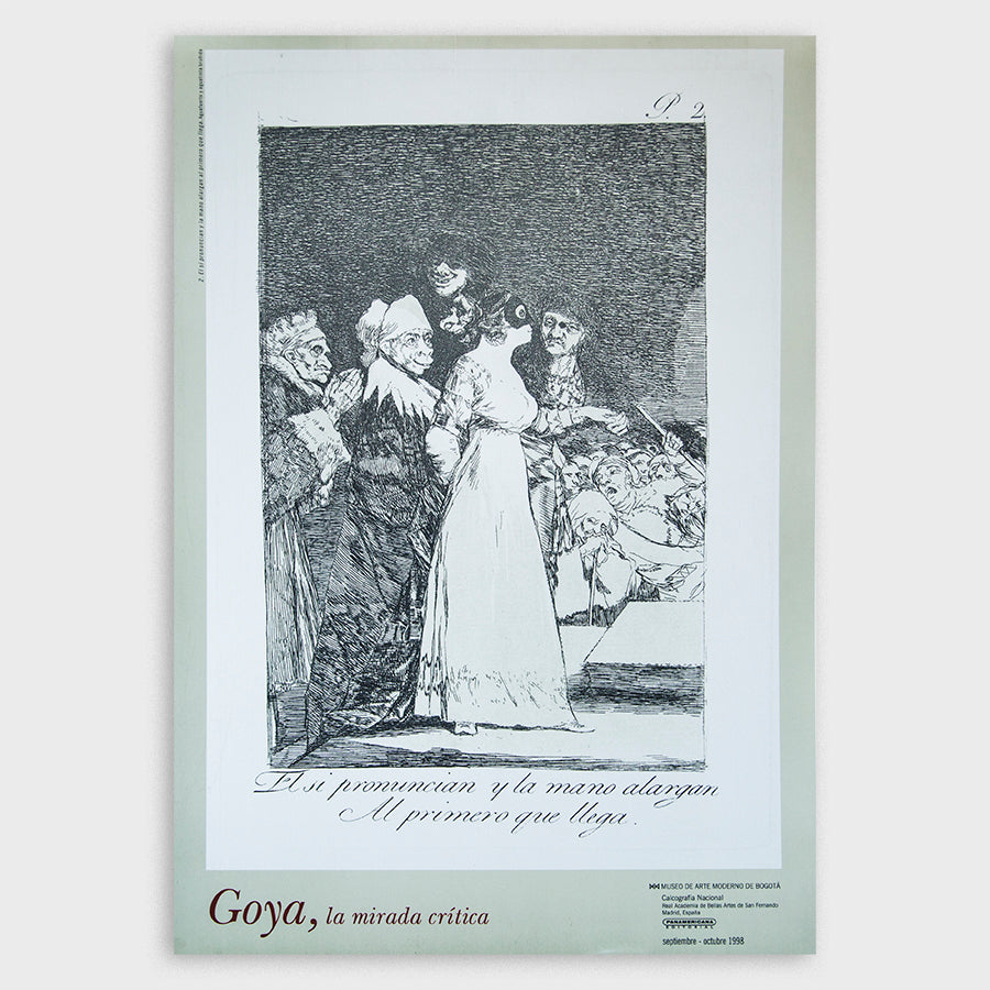 Afiche Goya, la mirada crítica