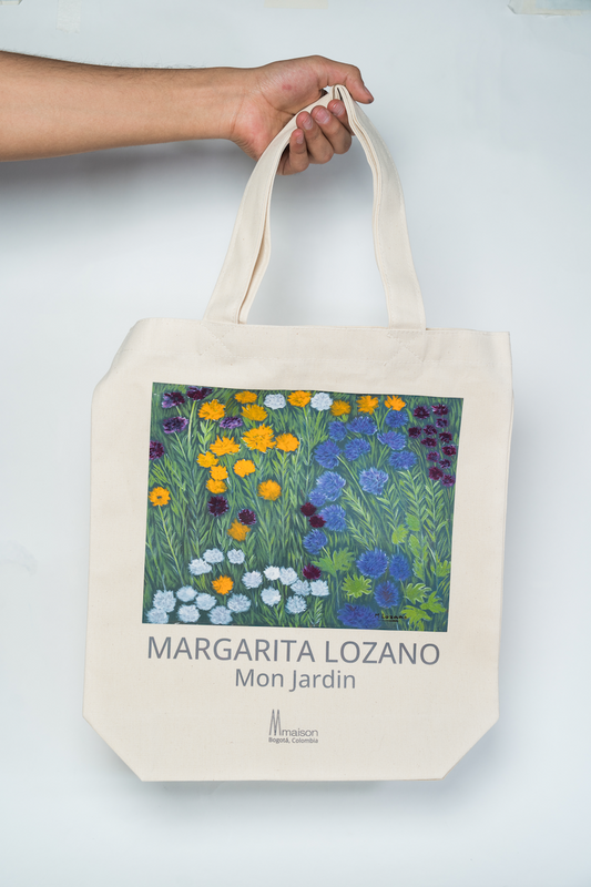Tote bag flores silvestres de la serie "Mon Jardin"