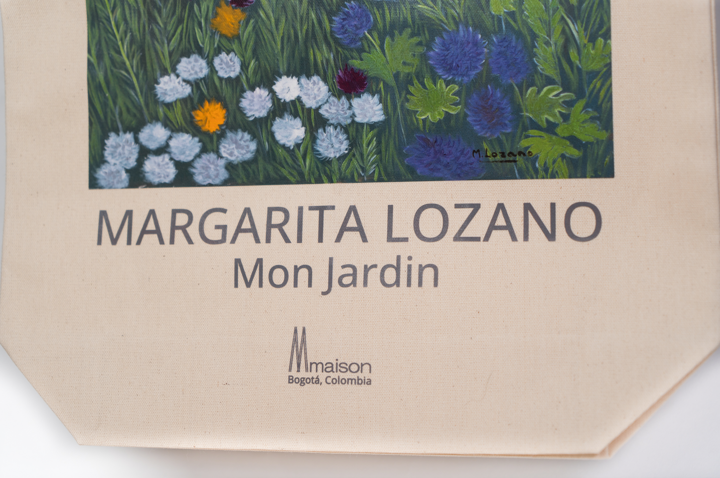 Tote bag flores silvestres de la serie "Mon Jardin"