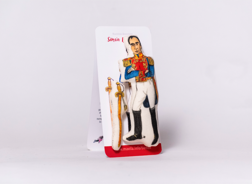 Muñeco de Simón Bolivar