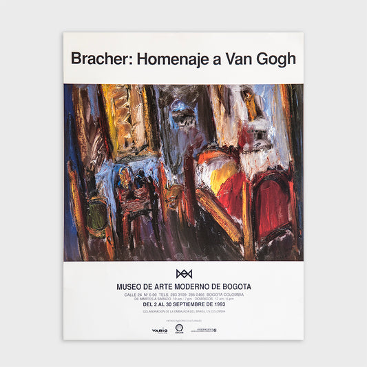 Afiche Bracher: Homenaje a Van Gohg