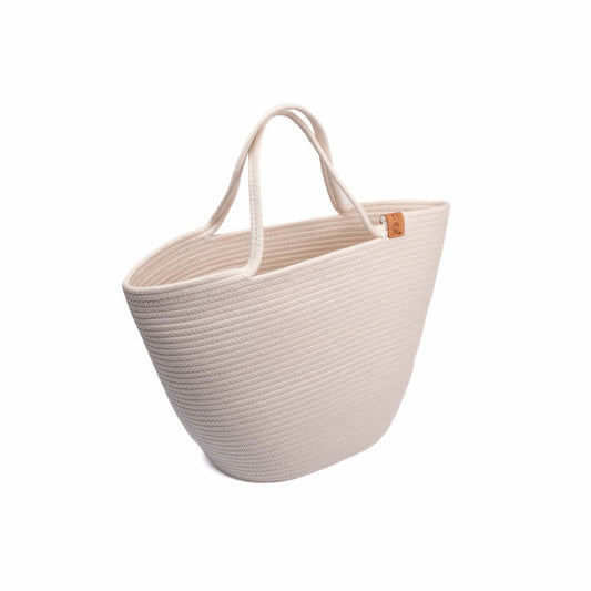 Bolso mediano tono crudo