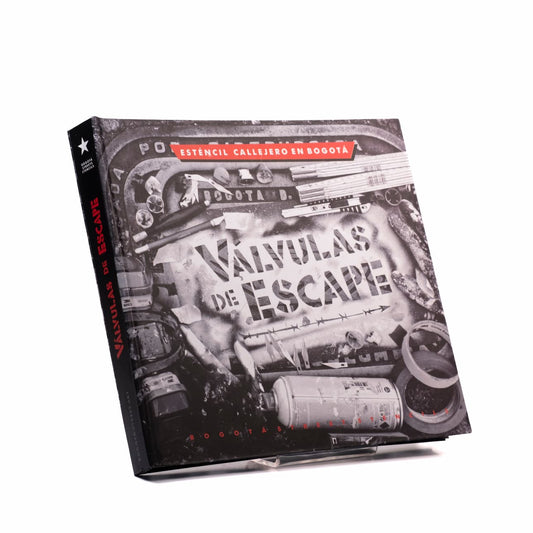 Válvulas de Escape. Esténcil callejero en Bogotá