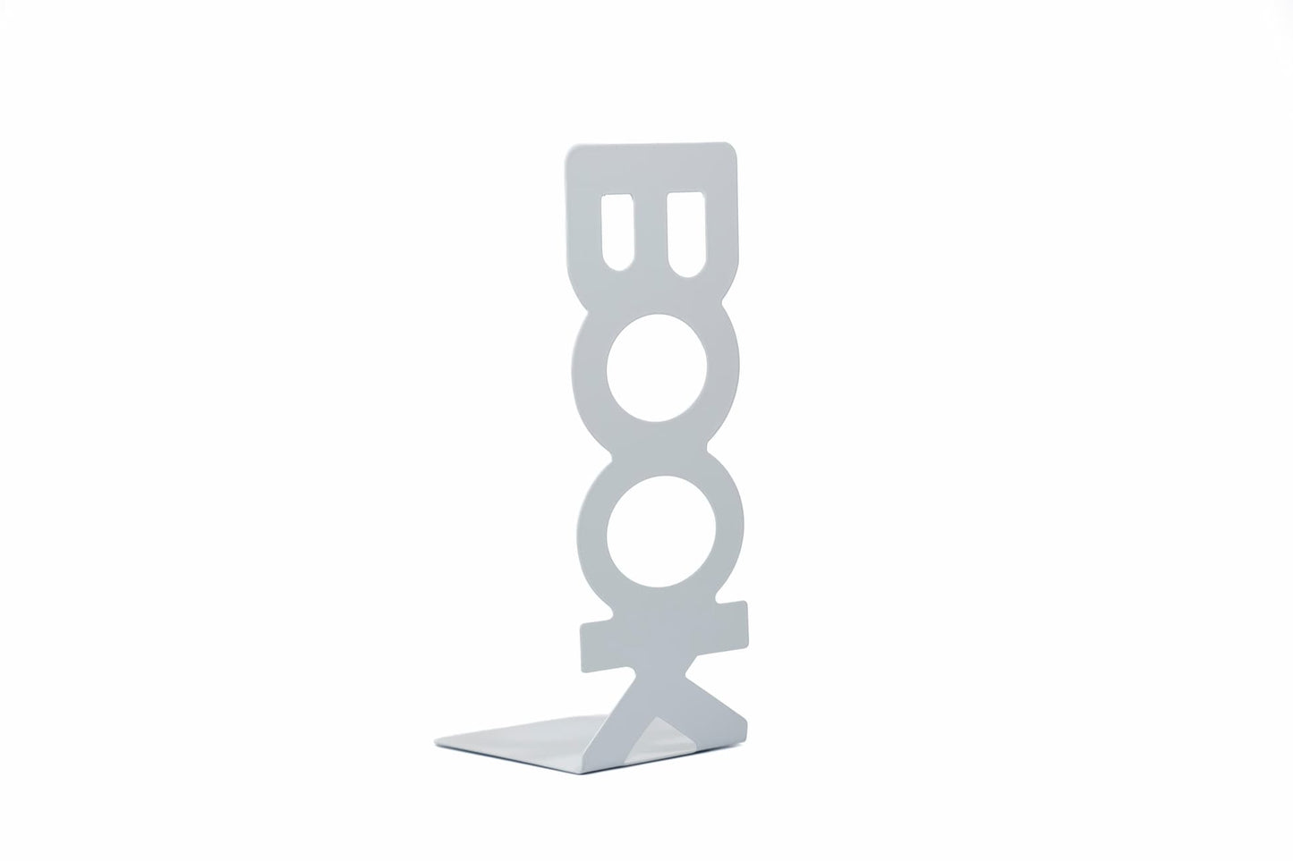 Soporte para libros metálico