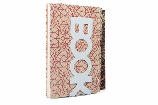 Soporte para libros metálico