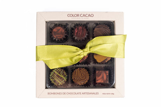 Bombones de chocolate artesanales