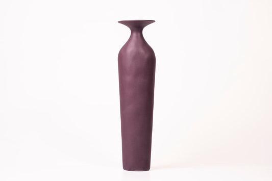 Jarrón de cerámica estilo art deco - color violeta