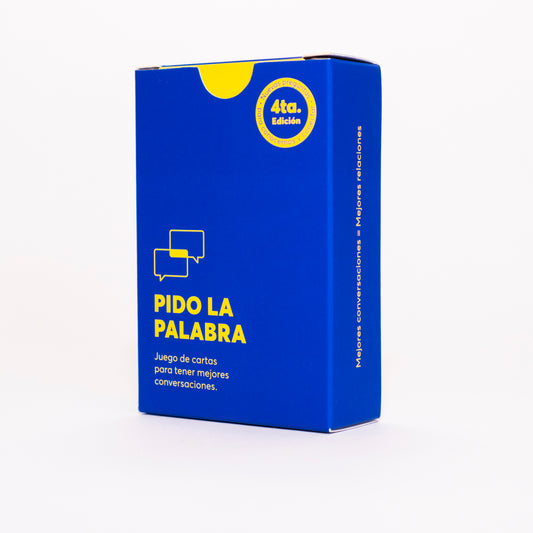 Juego de cartas "Pido la palabra"