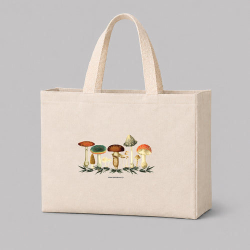 Tote Bag de Lona con Diseño Mush | Escribana